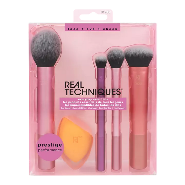 Real Techniques Everyday Essentials Makeup Brush & Sponge Set